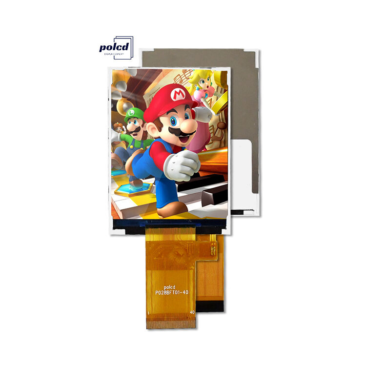 شاشة LCD شفافة وعاكسة مقاس 2.8 بوصة 240*320 ST7789T3 واجهة Mcu Spi وحدة عرض LCD TFT IPS مقاس 2.8 بوصة