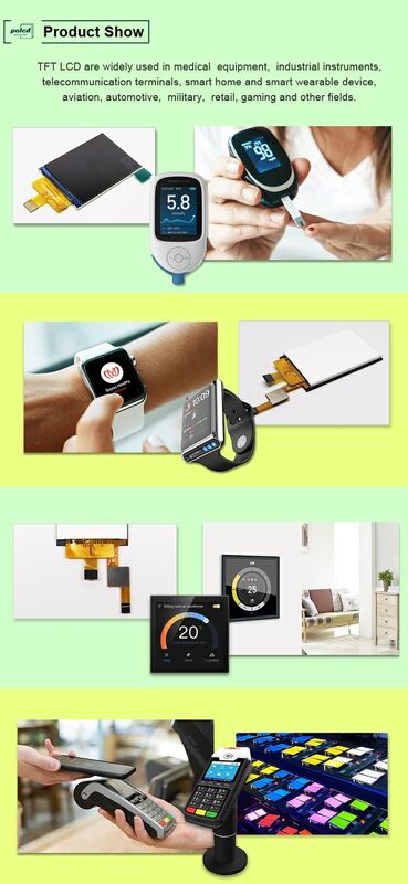 Polcd 2'' 2 بوصة 240x320 دقة ST7789V واجهة SPI IPS TFT شاشة LCD وحدة عرض شاشة LCD
