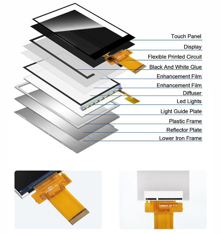 Polcd 3.5 بوصة LCD Module 320X480 بكسل شاشة IPS ILI9488 SPI واجهة MCU شاشة TFT
