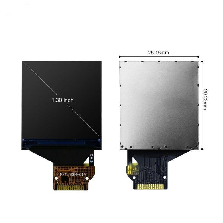 Polcd 1.3 بوصة شاشة LCD مربعة عالية الدقة للشاشة القابلة للارتداء 240x240 SPI ST7789V IPS Tft Lcd
