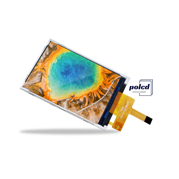 Polcd درجة حرارة واسعة 2.8 بوصة وحدات Lcd 240 * 320 300nit SPI 2.8 IPS زاوية عرض شاشة Tft Lcd