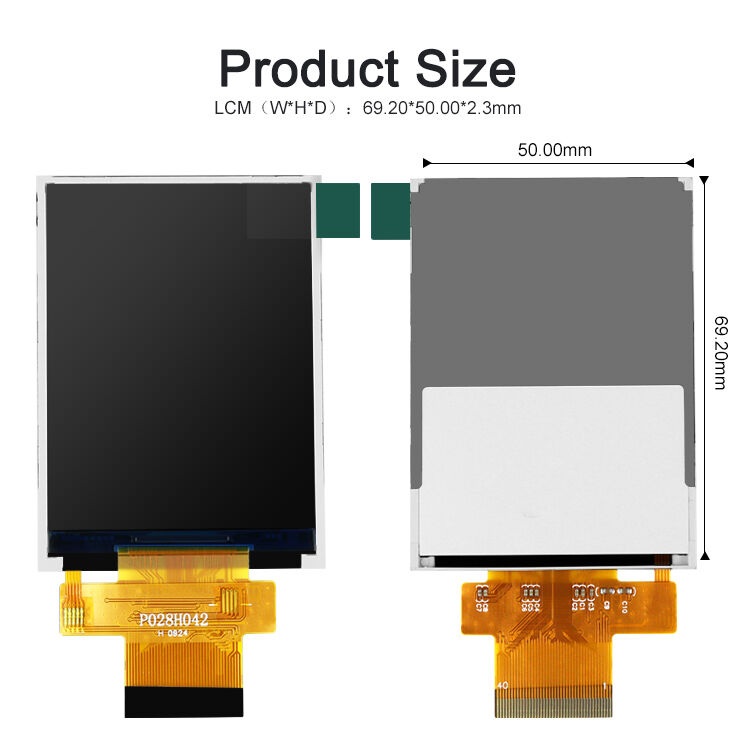 Polcd 2.8 بوصة لوحة شاشة LCD 240 * 320 واجهة MCU SPI ILI9341V TFT LCD Module Display