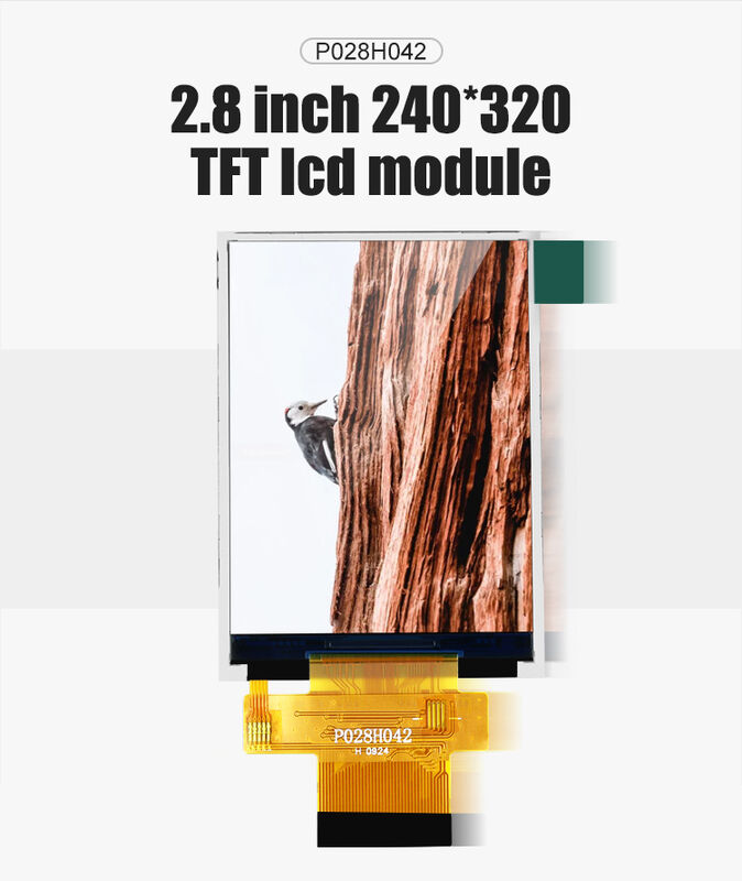 Polcd 2.8 بوصة لوحة شاشة LCD 240 * 320 واجهة MCU SPI ILI9341V TFT LCD Module Display