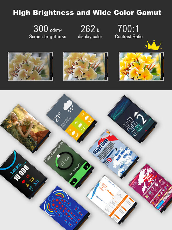 Polcd ILI9488 محرك 320x480 3.5 بوصة SPI سعة لمسة LCD IPS شاشة TFT للمنتجات الإلكترونية