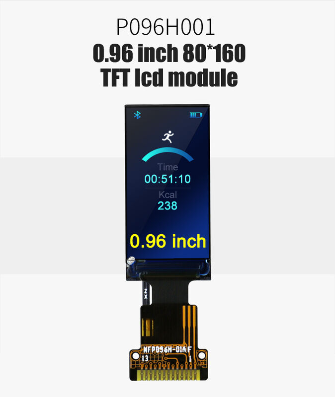 Polcd 0.96 inch TFT Module 80x160 RGB Full Color SPI interface IPS Touch Screen LCM 0.96