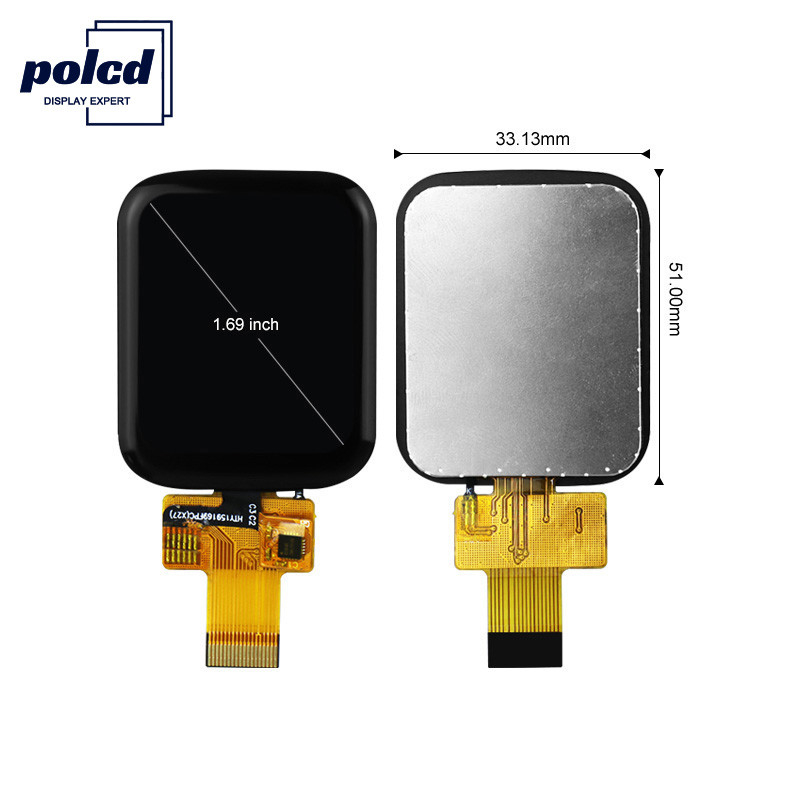Polcd 1.69 بوصة الشاشة اللمسية شاشة LCD 240x280 واجهة SPI وحدة TFT صغيرة