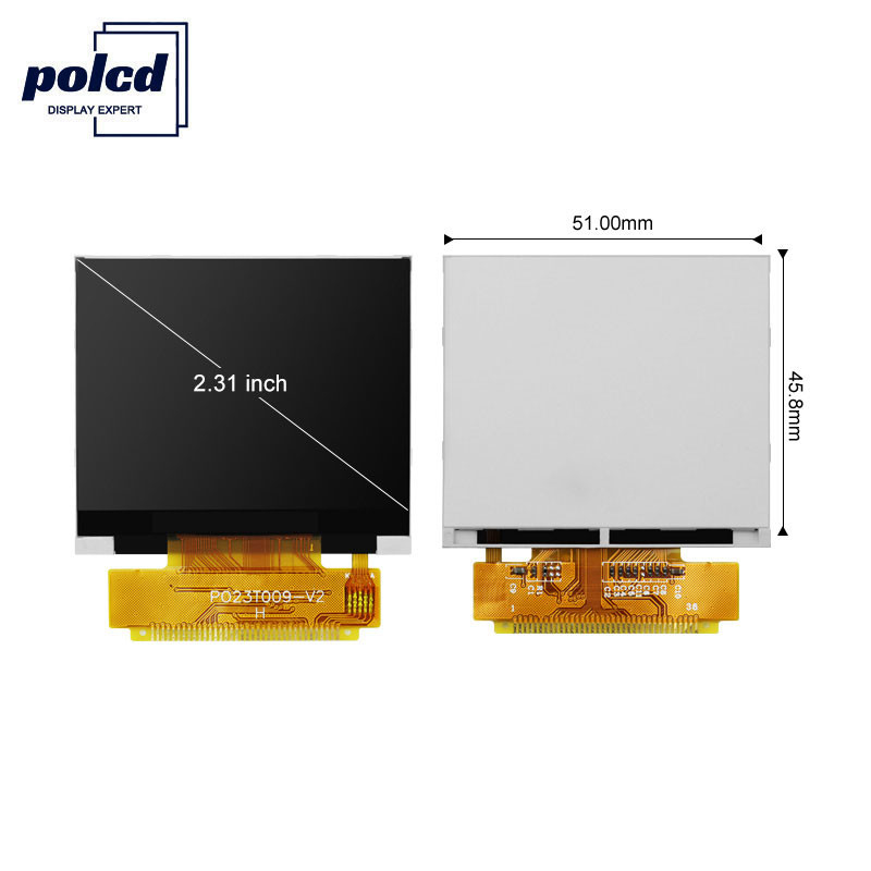 Polcd ILI9342C 2.31 بوصة Lcd 8080 MCU 16 بت 320x240 شاشة LCD 300 شمعة