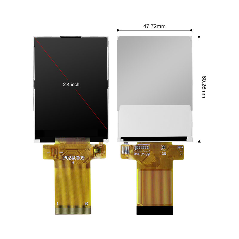 Polcd 350 Nit 16 Bit Tft Lcd Display ILI9341V 2.4 بوصة تعمل باللمس