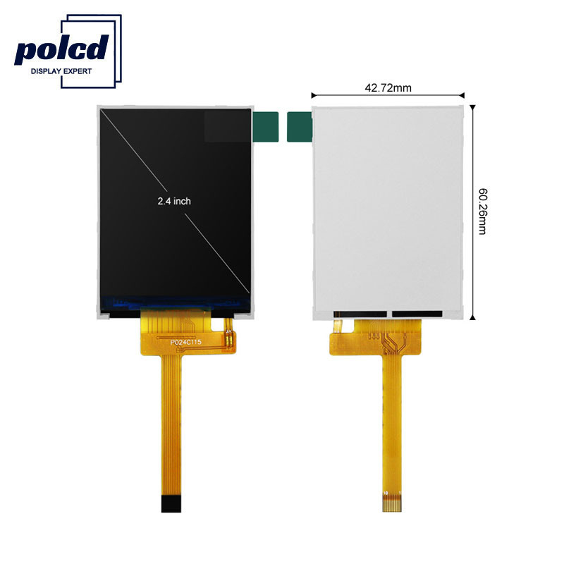شاشة Polcd 260 Nit HD TFT 240X320 2.4 بوصة Tft Lcd 4 سلك SPI