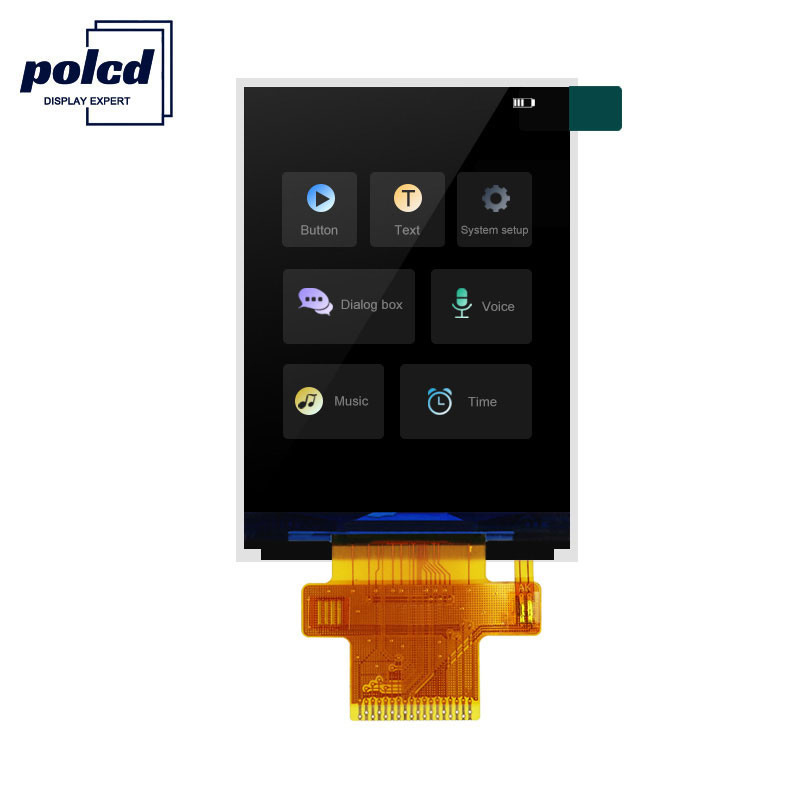 Polcd 18 Pin 2.4 Spi Tft Lcd Display ST7789V2 Tft شاشة تعمل باللمس