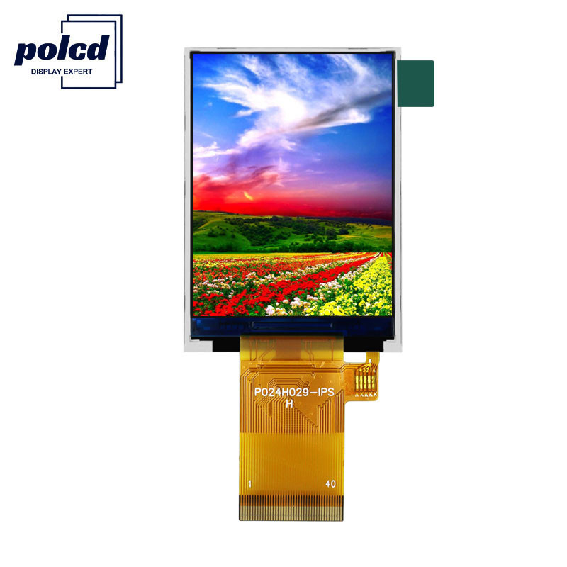 Polcd ST7789V MCU 8 بت شاشة LCD 2.4 بوصة IPS TFT للشاشة التجارية