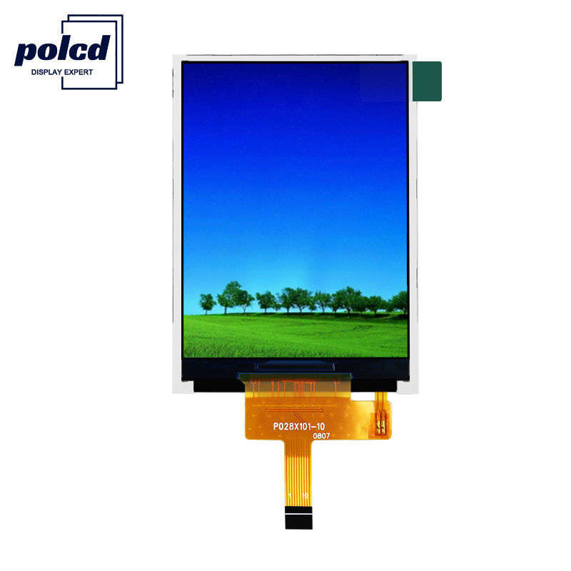 Polcd RoHS 2.8 بوصة شاشة LCD 300cd / M شاشة LCD عالية السطوع