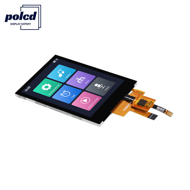 Polcd 300 Nit TFT شاشة تعمل باللمس بالسعة بنفايات 2.8 بوصة Tft Touch Shield