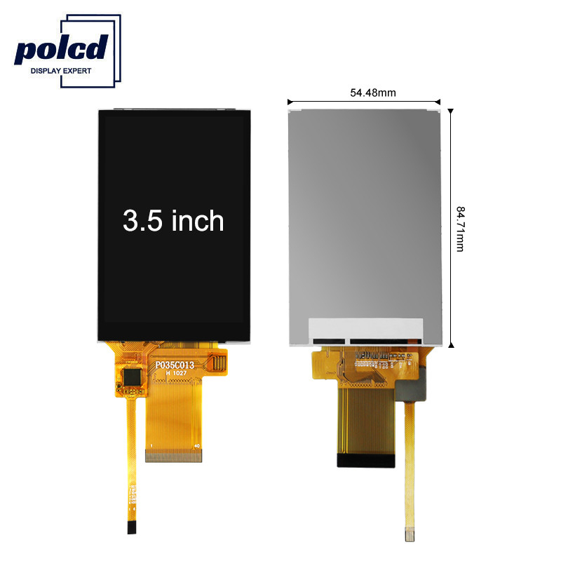Polcd ST7796S 3.5 Lcd Tft Display Rgb RoHS 18 Bit Lcd للتطبيقات الطبية