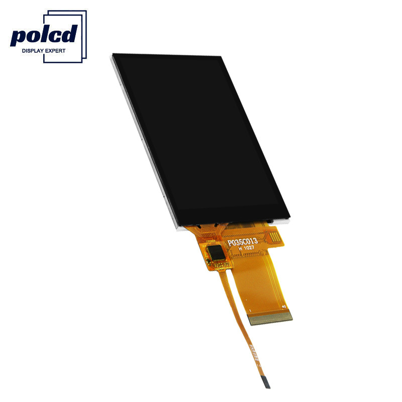 Polcd 450 Brightness Tft Capacitive 8080 MCU 3.5 بوصة Tft Lcd تعمل باللمس