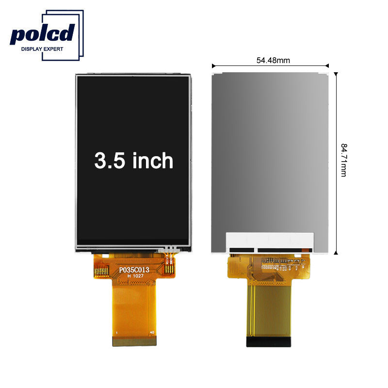 Polcd ILI9488 3.5 Tft Lcd Shield 8080 MCU 16 Bit TFT شاشة تعمل باللمس مقاومة