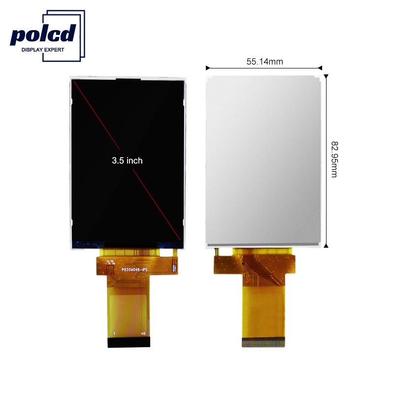 Polcd 350 Nit 800X480 5 Inch Ips Display 18 BIT RGB Ips Tft Display 153 * 153 Um