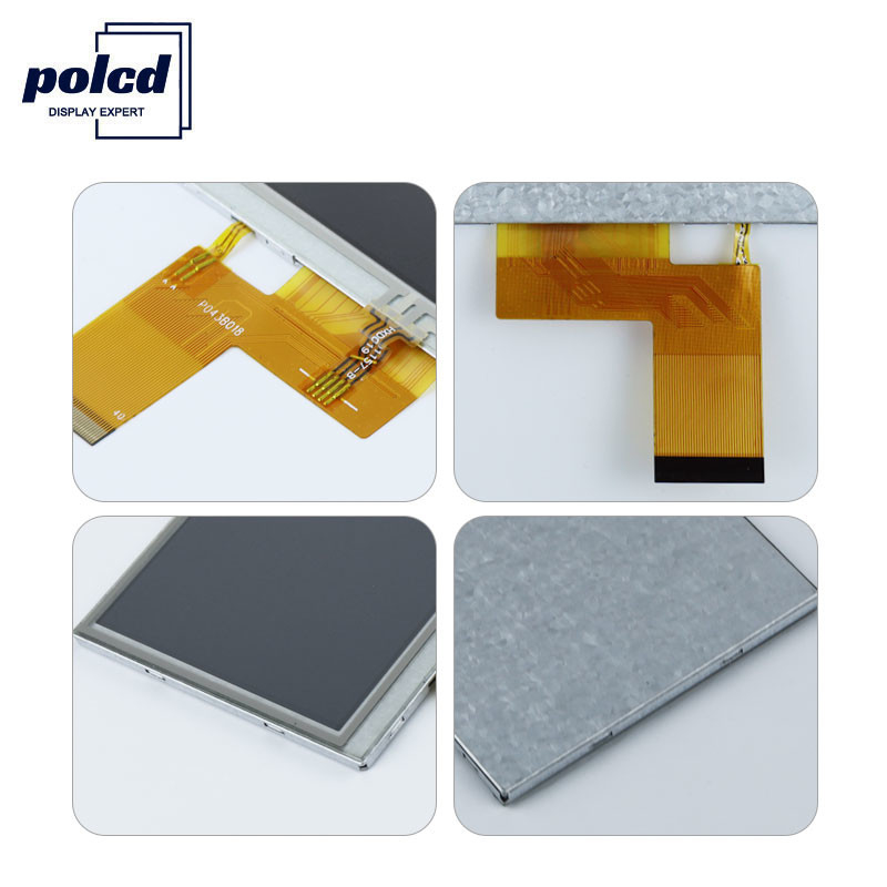 Polcd Colour 262k 4.3 Inch Tft Lcd Display ST7262E43 Rgb Tft Display ISO9001
