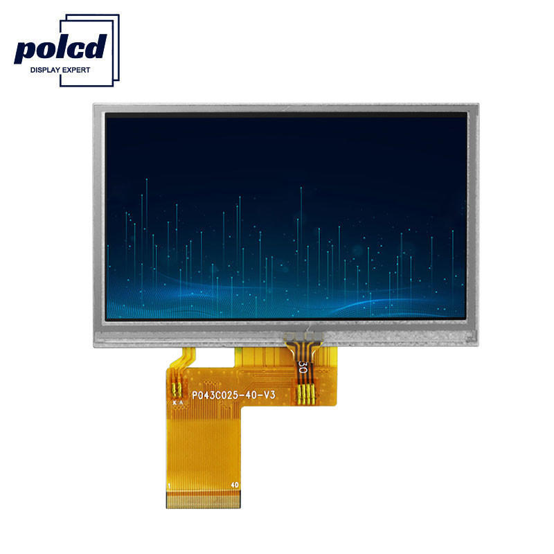 Polcd ST7262E43 4.3 بوصة شاشة LCD 480X272 شاشة تعمل باللمس Lcd 6 O'Clock