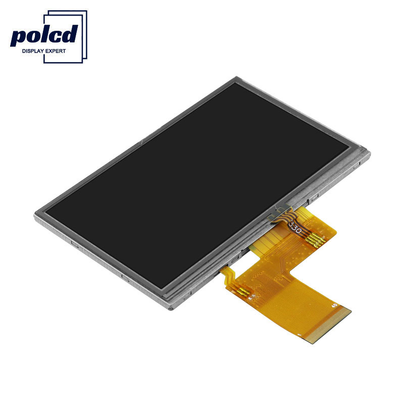 Polcd RGB 24 بت 4.3 بوصة Tft شاشة LCD 480x272 شاشة تعمل باللمس الصناعية