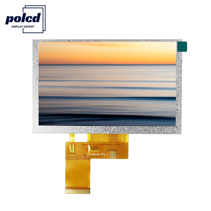 شاشة تعمل باللمس Polcd 108mm Tft 800X480 5 بوصة شاشة TFT لـ Raspberry Pi