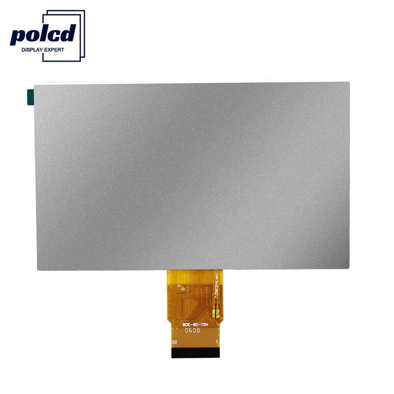 شاشة Polcd 300 Nit RoHS مقاس 7 بوصات TFT مقاس 153.84 مم شاشة Lcd Tft 6 O'Clock