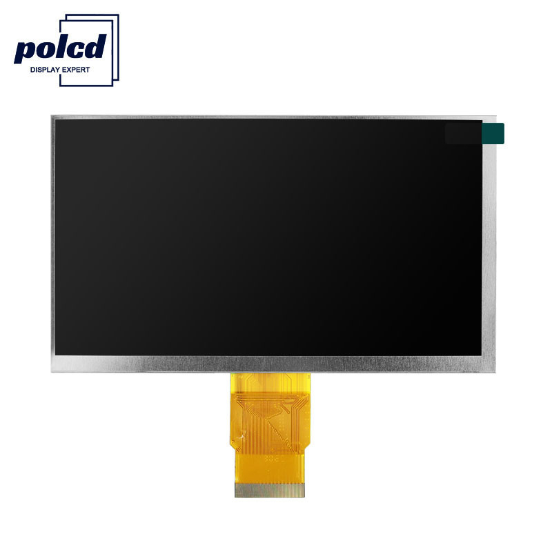 شاشة Polcd 300 Nit RoHS مقاس 7 بوصات TFT مقاس 153.84 مم شاشة Lcd Tft 6 O'Clock