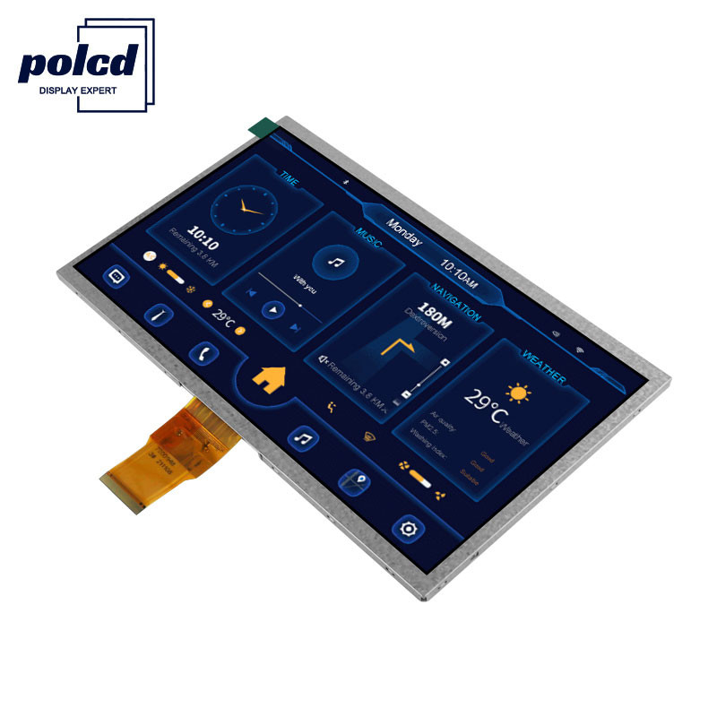 دقة Polcd 1024X600 10.1 بوصة Lcd Display EK79001 Tft Display Module 750 Nit