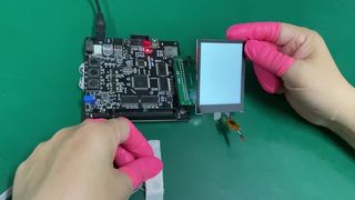 شاشة LCD تعمل باللمس مقاس 2.8 بوصة من Polcd