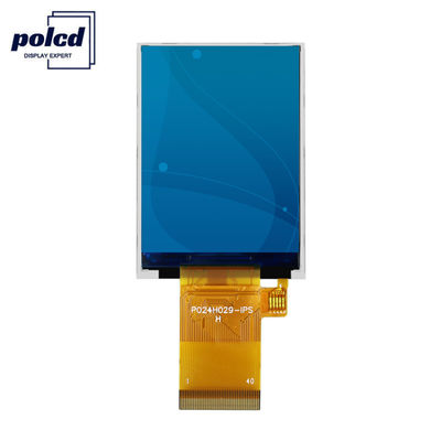 Polcd 350 Nit 2.4 Inch Tft Touch Screen 240x320 48.96mm MCU RGB واجهة شاشة عرض LCD