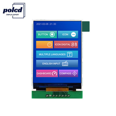 Polcd RoHS Color 262K Lcd Tft 2.4 بوصة ST7789V2 Tft Touch Panel