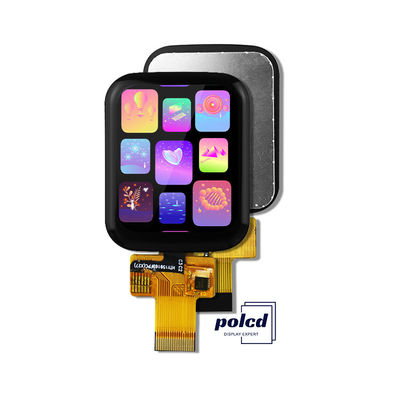 Polcd 1.69 بوصة 240x280 TFT عرض وحدة مربع شاشة لمسة LCD للساعة الذكية
