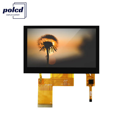 شاشة Polcd ST7262E43 4.3 بوصة Tft LCD 280 Nit LCD تعمل باللمس 800X480