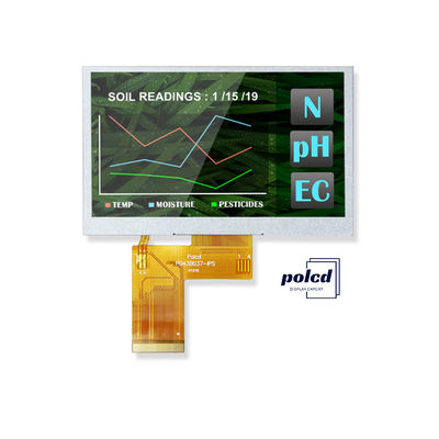 Polcd 4.3 بوصة 400 سطوع 480x272 شاشة LCD IPS NV3041A ic MCU SPI واجهة TFT