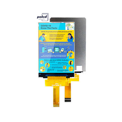 Polcd 3.5 بوصة IPS TFT LCD 320 * 480 Ili9488 محرك IC 600: 1 وحدات العرض LCD نسبة التباين