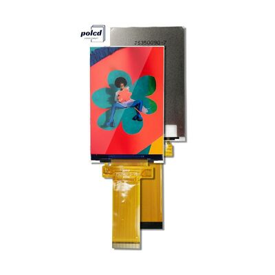 Polcd LCM مصنع 3.5 بوصة 320*480 Mcu Spi واجهة 300 نيت TFT LCD Module عرض لوحة لمسة سعة