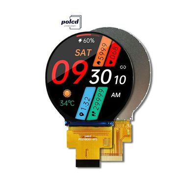 Polcd 2.1 بوصة IPS شاشة LCD مستديرة صغيرة 480 * 480 واجهة Mipi ST7701S الدائرة الدائرية TFT موديل العرض