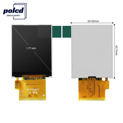 Polcd RGB 24 بت 1.77 Tft Lcd 128 * 160 ST7262300 Nit LCD Touch Panel