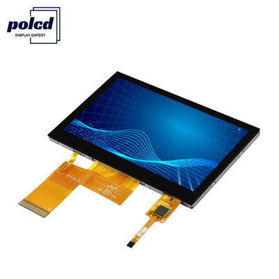 Polcd 40 Pin 4.3 Inch Lcd Screen ST7262E43 TFT شاشة تعمل باللمس بالسعة
