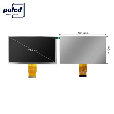 Polcd RoHS 300 Nit 7 Inch Lcd Display 800X480 Pixels TFT LCD Module